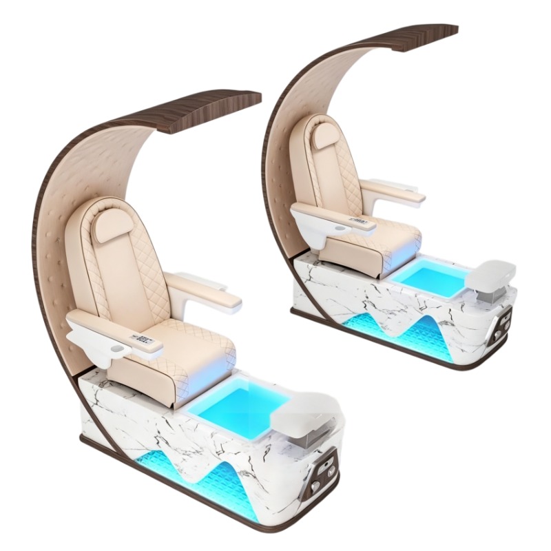高級電動ペディキュアマッサージチェア、モダンレザー製スパフッ - Spa Wellness Hotel のレビューと価格
