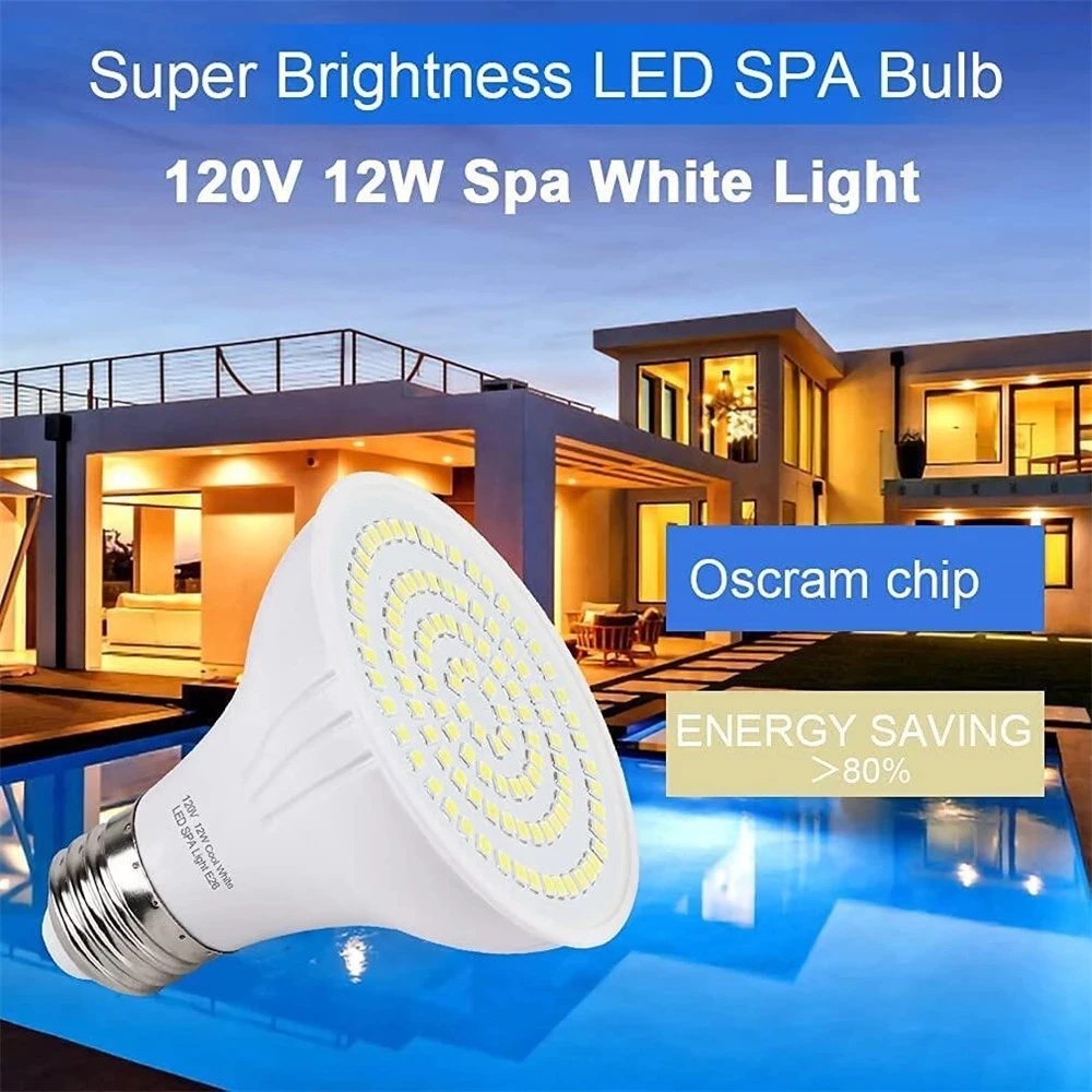 LED スイミングプールライト E27 E26 電球 IP6 - Xy Spa & Wellness George Town Reviews のレビューと価格